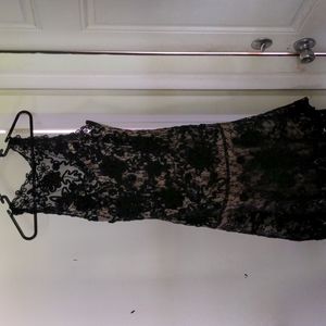 Black lace dress